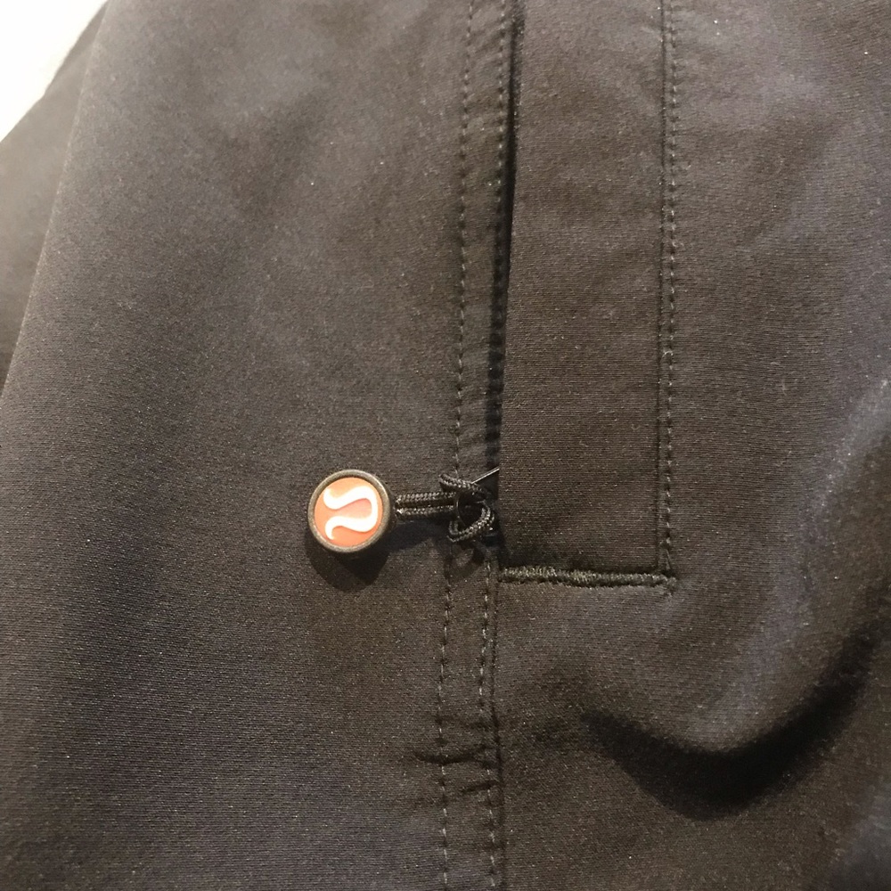 lulu lemon pants with black and red vintage